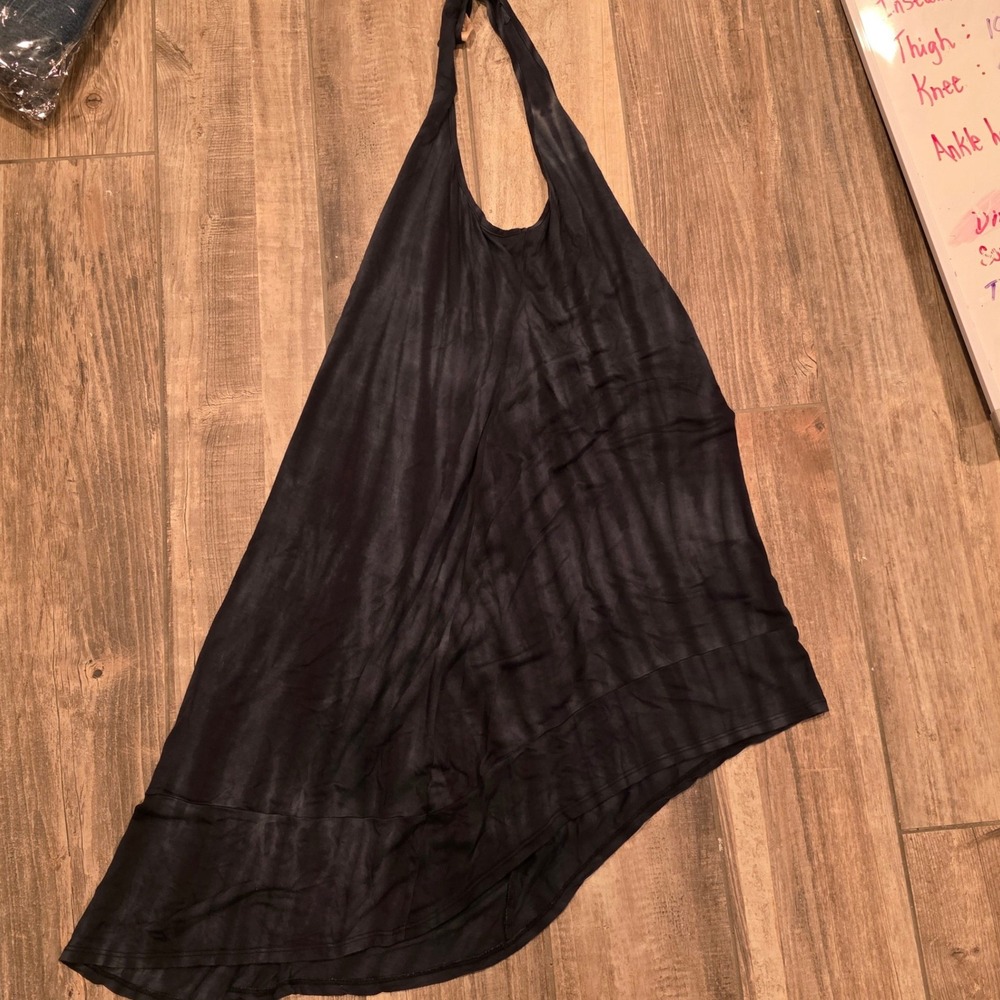 Tee by Big Star Grey Tie Dye Racerback Asymmetrical Hem Tank Dress Med KWKEIBIY - Picture 2 of 7